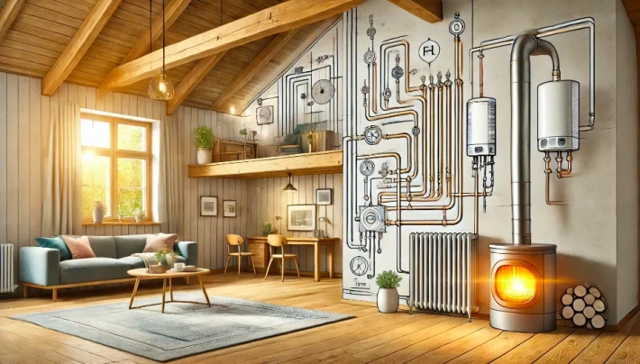 Отопление загородного дома: полный цикл работ от проектирования до пуско-наладки