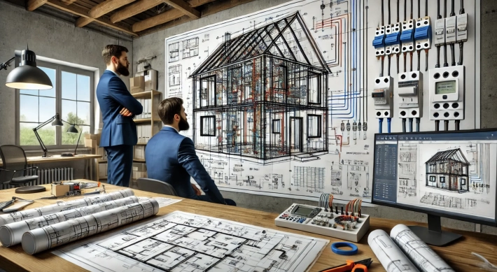 Электрика в каркасном доме под ключ: Надежная и безопасная система для вашего жилья