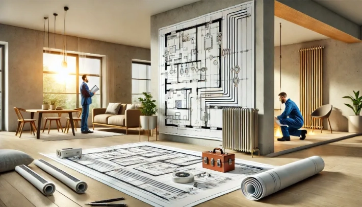 Монтаж систем отопления