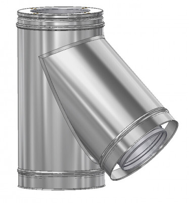 Тройник 45° д. 350 ICS25