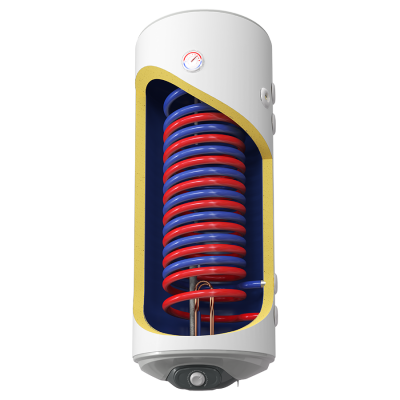 Eldom Настенный комбинированный водонагреватель Green Line WV10046S21R, с двумя параллельными теплообменниками и ТЭНом, 100 литров
