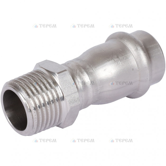 Sanha 9243G пресс-фит. нерж.сталь, ниппель перех.ВПр-НР, 18x1/2