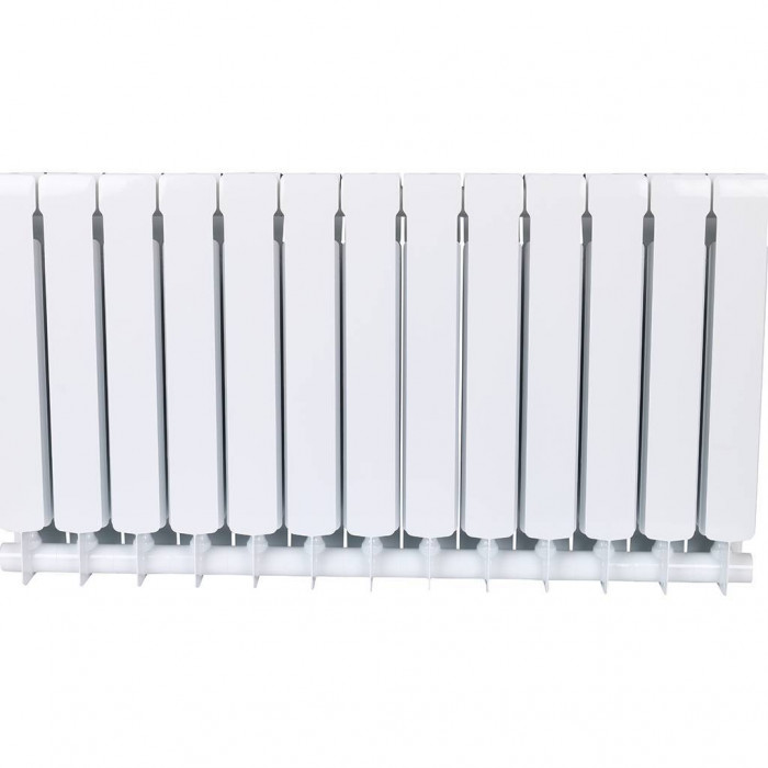Биметаллический радиатор RIFAR BASE 500, 13 секций, боковое подключение, белый
