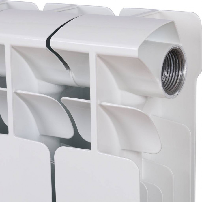 Биметаллический радиатор RIFAR BASE 500, 13 секций, боковое подключение, белый