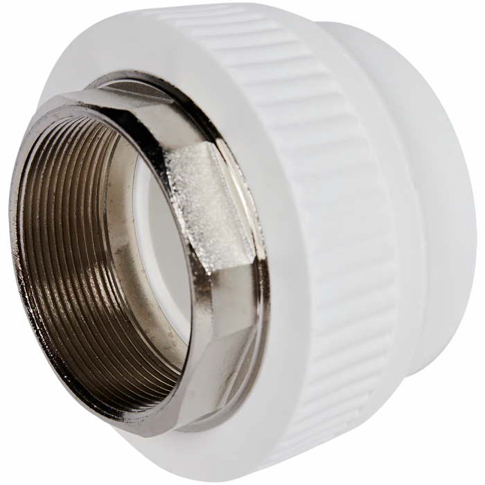 Муфта комбинированная Pro Aqua d= 75-2.1/2 PP-R под ключ ВР Белая