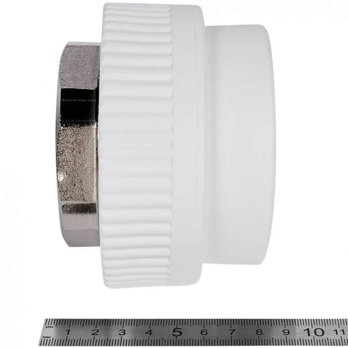 Муфта комбинированная Pro Aqua d= 75-2.1/2 PP-R под ключ ВР Белая