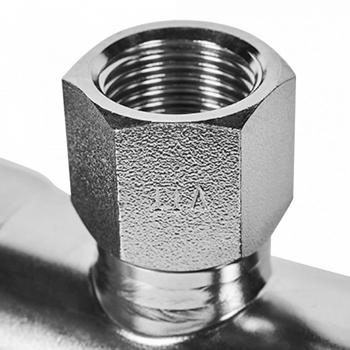 ROMMER RSS-0015-004212 ROMMER Тройник-переходник-ВР, 42х1/2, из нержавеющей стали прессовой