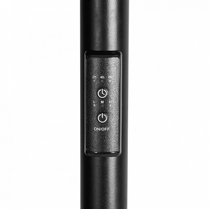 STOUT  SHQ-R2R0-012012 STOUT полотенцесушитель электрический ROCK round 120*12 Черный матовый 3 опоры