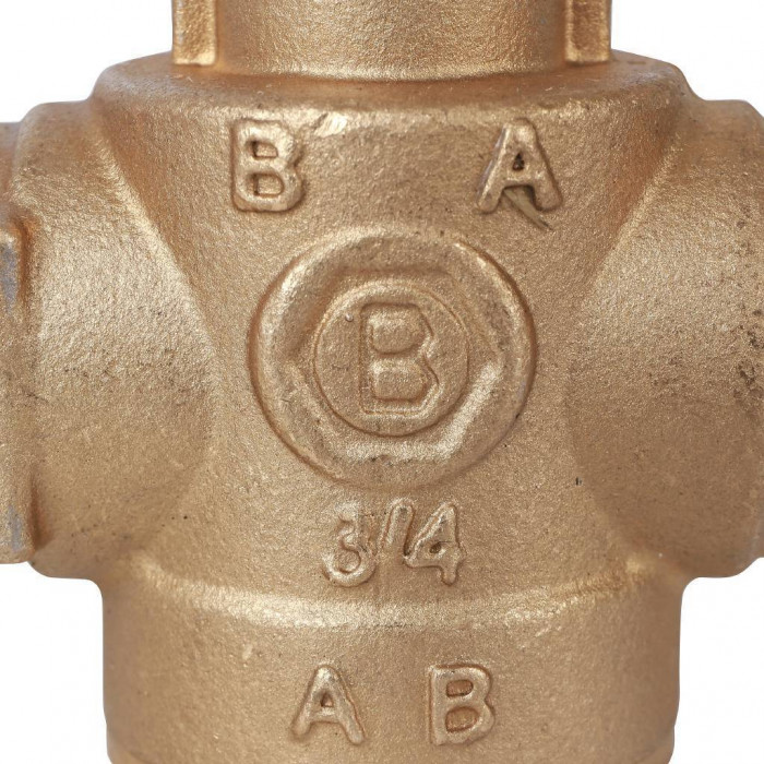 STOUT 2-Ходовой зональный клапан, сервопривод 230V, с 3-х жильным кабелем 1м., НР 3/4"