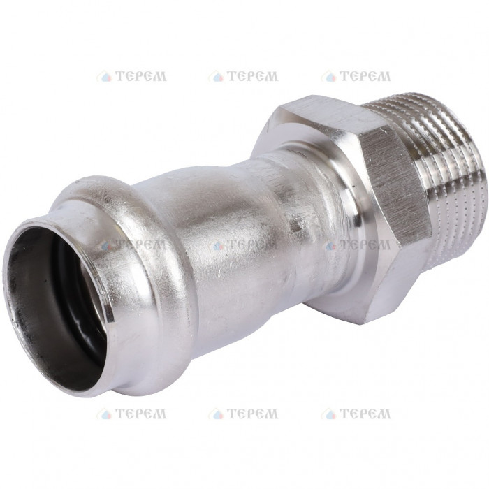 Sanha 9243G пресс-фит. нерж.сталь, ниппель перех.ВПр-НР, 22x3/4