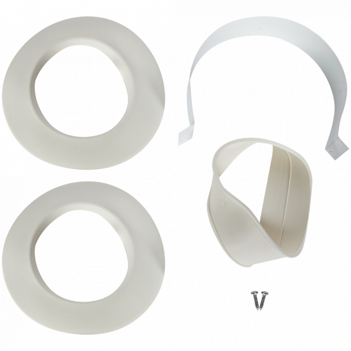 ROMMER RCA-6010-211220 Комплект дымохода АНТИЛЕД 60/100 - 1220мм (Baxi (кроме ECO Nova/Classic), Viessmann, Kiturami, Mizudo, Beretta, Oasis, Wolf, Tiberis, DeDietrich ) хомут в комплекте