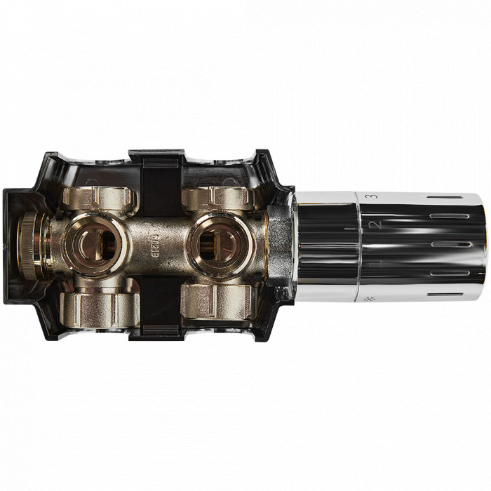 Meibes Комплект Design Line для нижнего подключения, цвет хром