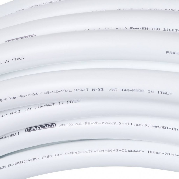 Труба металлопластиковая Prandelli Multyrama 26х3,0