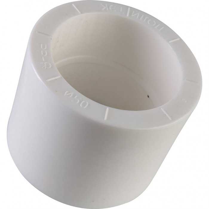 Политэк d=50 Муфта для полипропиленовых труб под сварку (цвет белый)