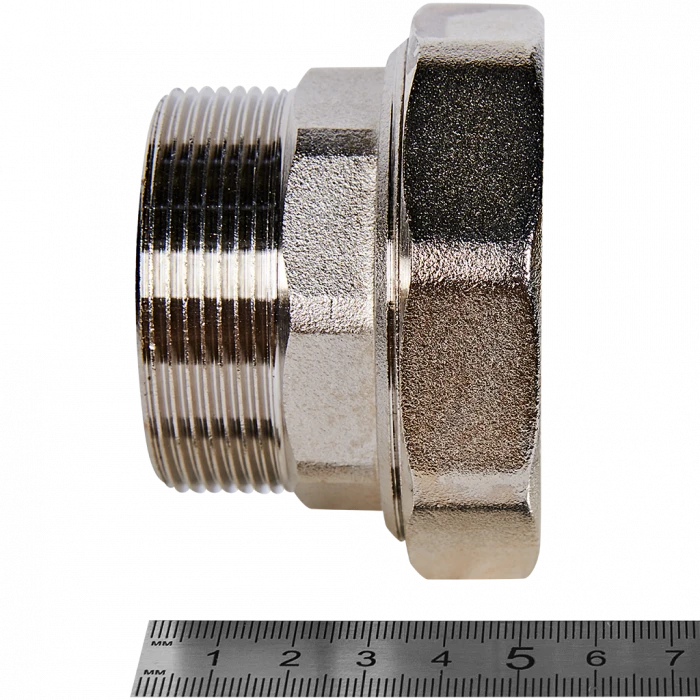 Муфта комбинированная Pro Aqua d=50-2 PP-R разъемная (американка) НР Белая