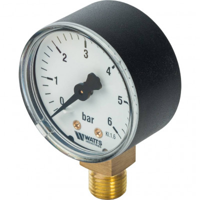 10007378(03.12.106) Watts F+R200(MDR) 50/6x1/4  Манометр радиальный 50мм, 0-6 бар