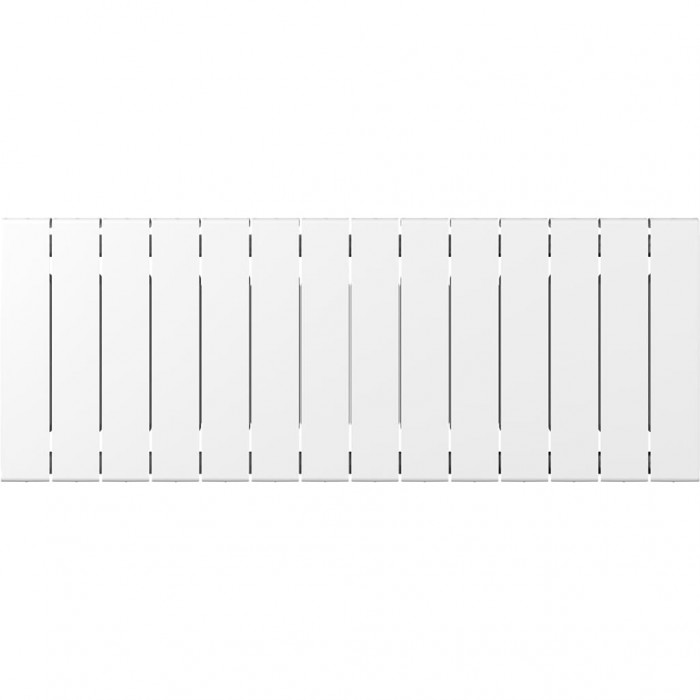 Биметаллический радиатор RIFAR SUPReMO 350, 14 секций, боковое подключение, белый