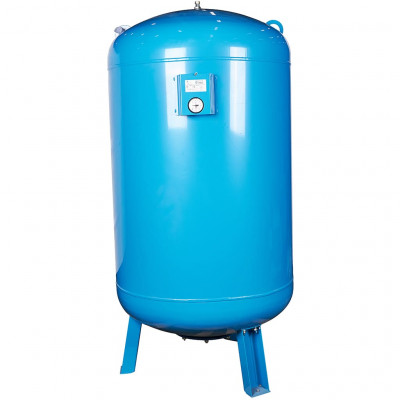 STOUT STW-0002 Расширительный бак, гидроаккумулятор 1000 л. вертикальный (цвет синий)