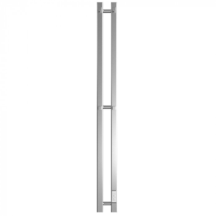 STOUT  SHQ-R1Q0-012008 STOUT полотенцесушитель электрический ROCK quadro 120*08 Полированный 2 опоры