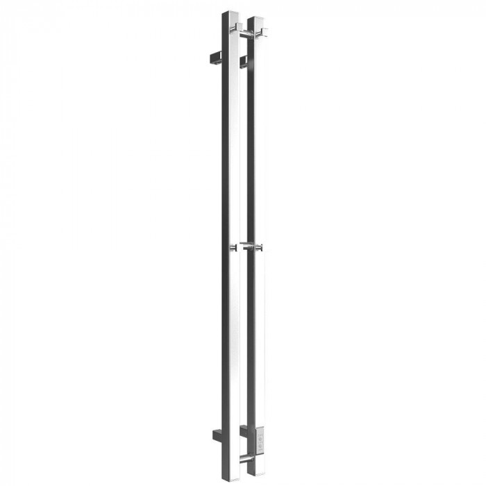 STOUT  SHQ-R1Q0-012008 STOUT полотенцесушитель электрический ROCK quadro 120*08 Полированный 2 опоры