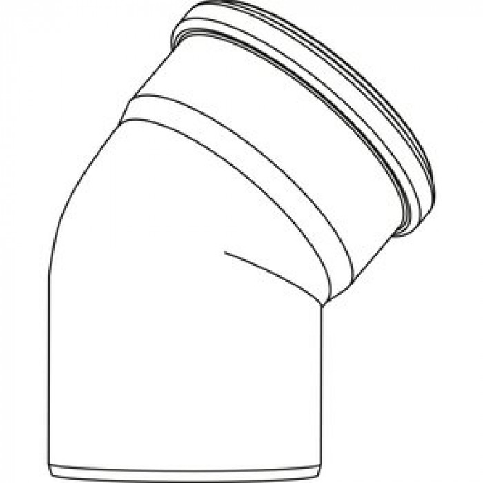 Отвод REHAU диаметром 50 на 67° (11211241003)