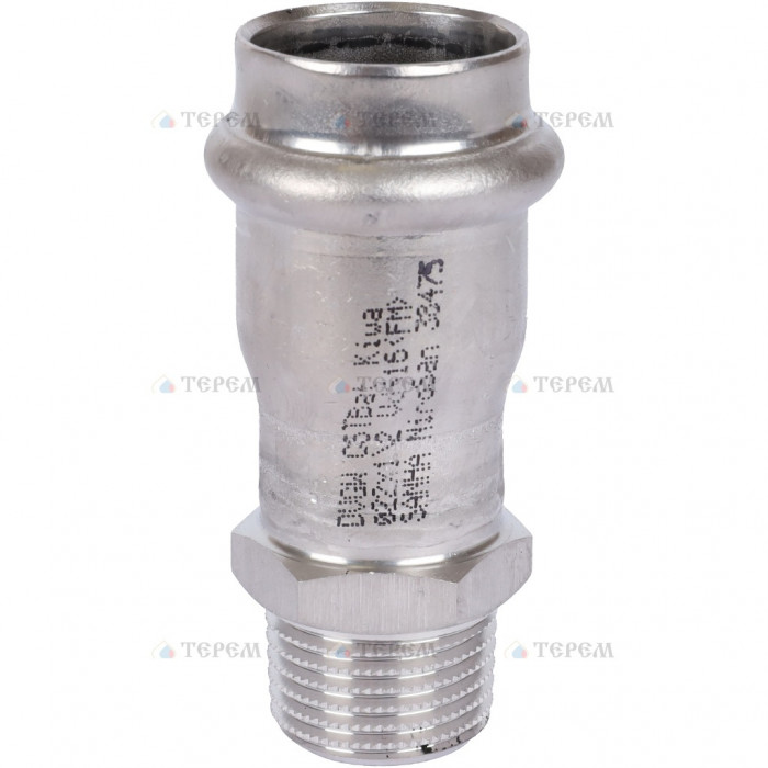 Sanha 9243G пресс-фит. нерж.сталь, ниппель перех.ВПр-НР, 22x1/2