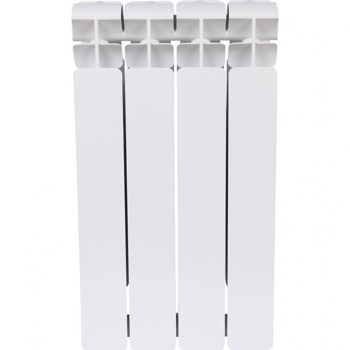 Биметаллический радиатор RIFAR BASE 500, 4 секций, боковое подключение, белый