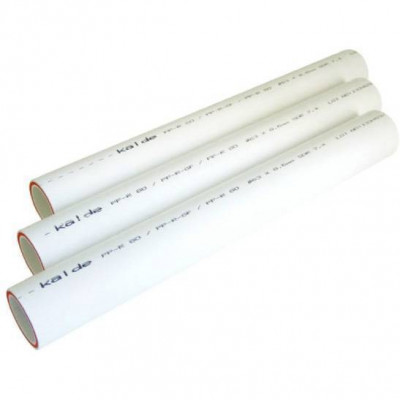 Труба полипропиленовая армированная (стекловолокно) (цвет белый) Kalde d=32х5,4 (PN 25)