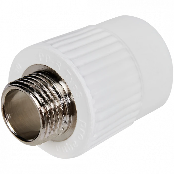 Муфта комбинированная Pro Aqua d= 25-1/2 PP-R НР Белая