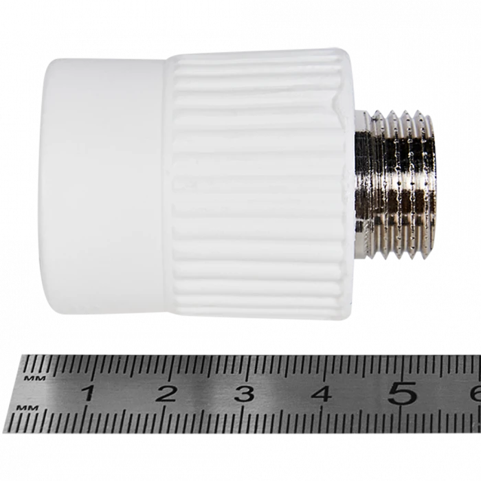 Муфта комбинированная Pro Aqua d= 25-1/2 PP-R НР Белая