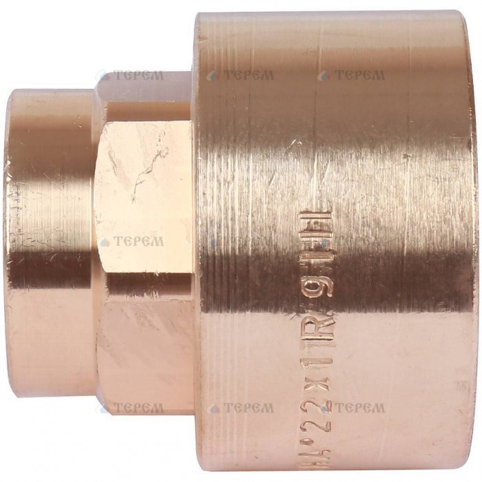 Sanha 4270g переход ВП-ВР, бронза22x1, для медных труб под пайку