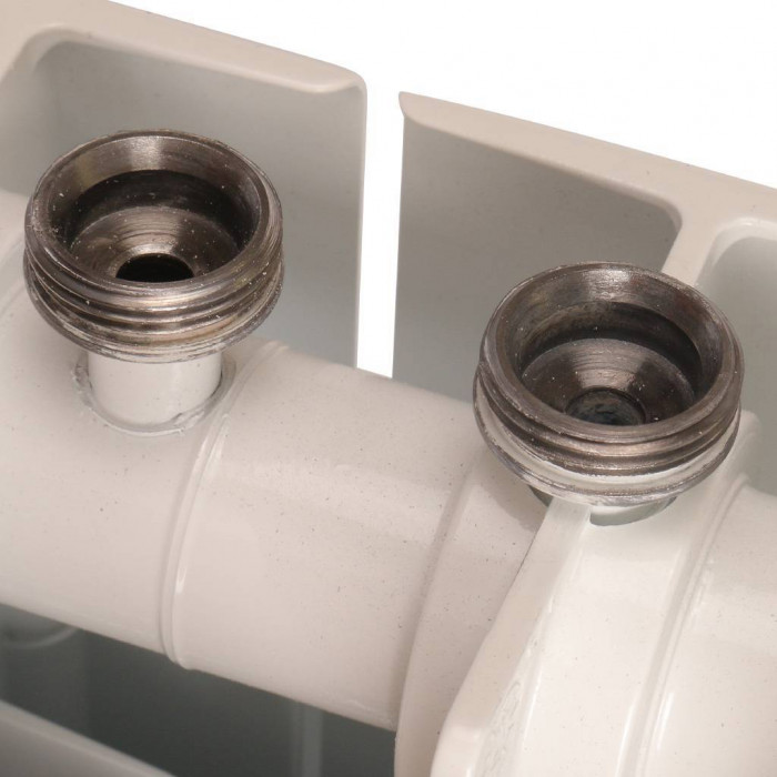 Биметаллический радиатор RIFAR SUPReMO VENTIL 500, 6 секций, нижнее правое подключение, белый