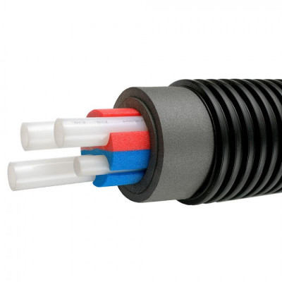 Труба для теплотрассы Usystems (Uponor) Quattro 2x25/2х25/175