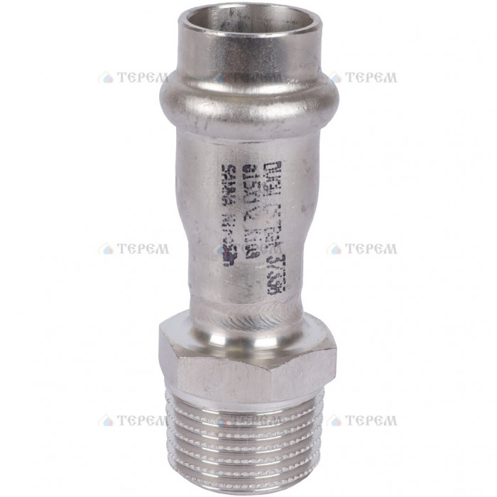 Sanha 9243G пресс-фит. нерж.сталь, ниппель перех.ВПр-НР, 15x1/2