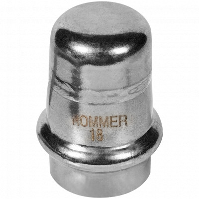 ROMMER RSS-0025-000018 Заглушка, 18, из нержавеющей стали прессовой