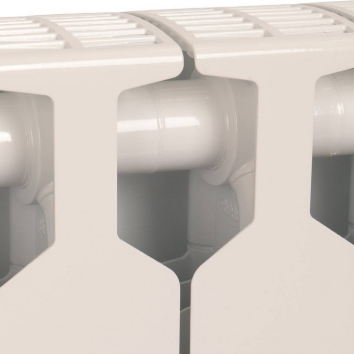 Биметаллический радиатор RIFAR SUPReMO VENTIL 500, 4 секций, нижнее правое подключение, белый