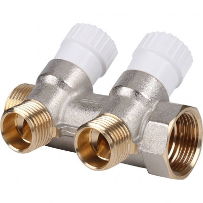 STOUT Коллектор распределительный 3/4&quot;, 2 отвода 1/2&quot;