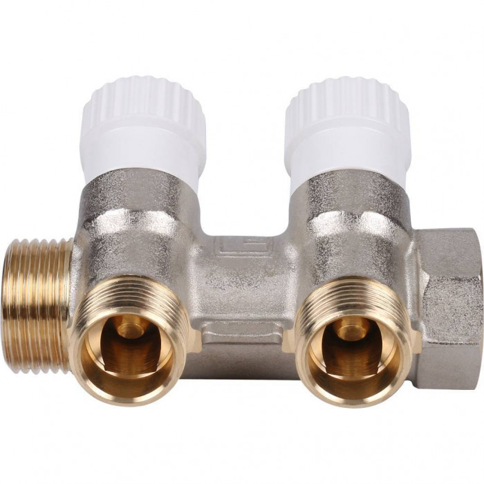 STOUT Коллектор распределительный 3/4", 2 отвода 1/2"