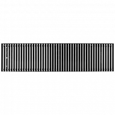 ROMMER RCN1-1000-0820080 ROMMER Конвектор внутрипольный RCN 80.200.800 (Решётка роликовая, анодированный алюминий)