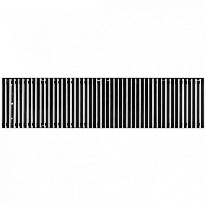 ROMMER RCN1-1000-0820080 ROMMER Конвектор внутрипольный RCN 80.200.800 (Решётка роликовая, анодированный алюминий)