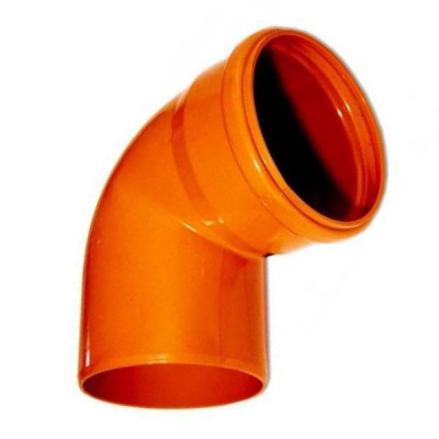 Sinikon 20140.R.B НПВХ 20140.R(20140.I.B)(20140.R.B) НПВХ Отвод D110 x 87° для нар. канализации