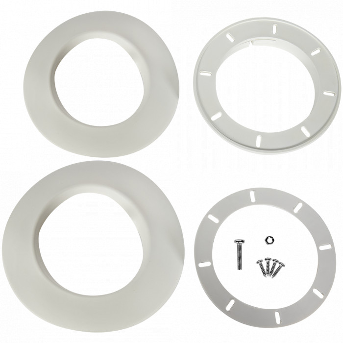 ROMMER RCA-6010-241220 Комплект дымохода АНТИЛЕД 60/100 - 1220мм (Bosch, Buderus, Navien S/C/E, Baxi ECO Nova/Classic, Baltur, Fondital ) в комплекте фланец