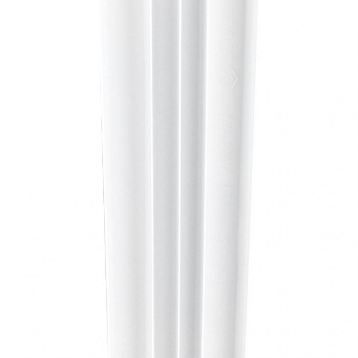 Алюминиевый радиатор Global VOX- R 500, 12 секций, нижнее правое подключение, белый