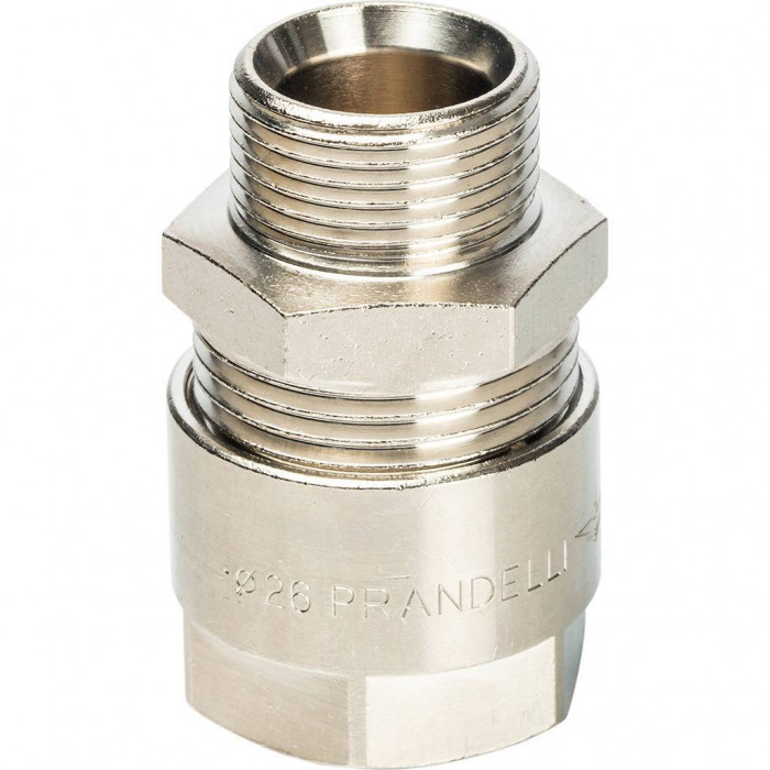 Муфта с нар.резьбой Prandelli Multyrama (26х3,0х3/4)