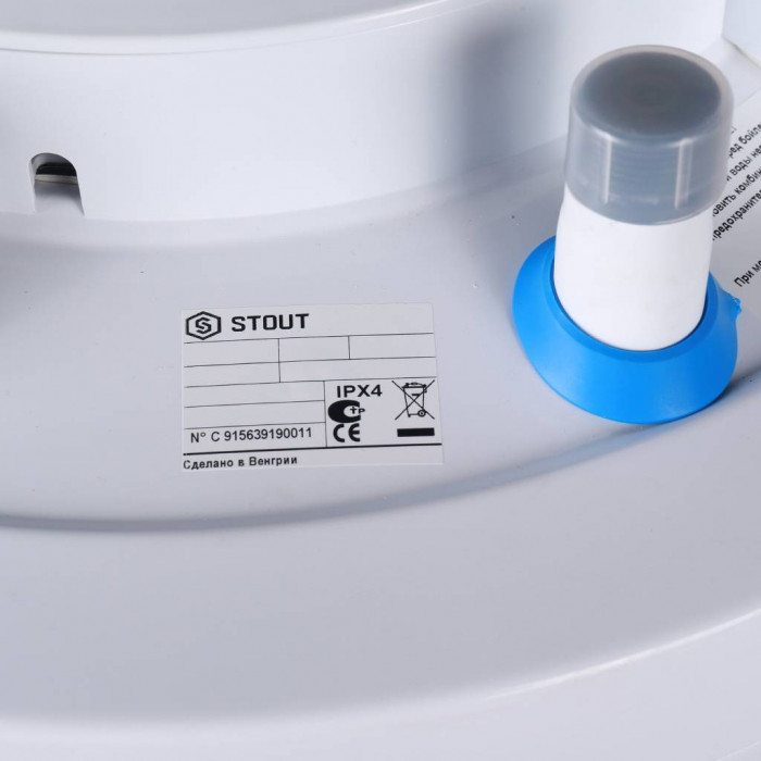 Комбинированный водонагреватель STOUT, ТЭН 2,4 кВт, 200 л