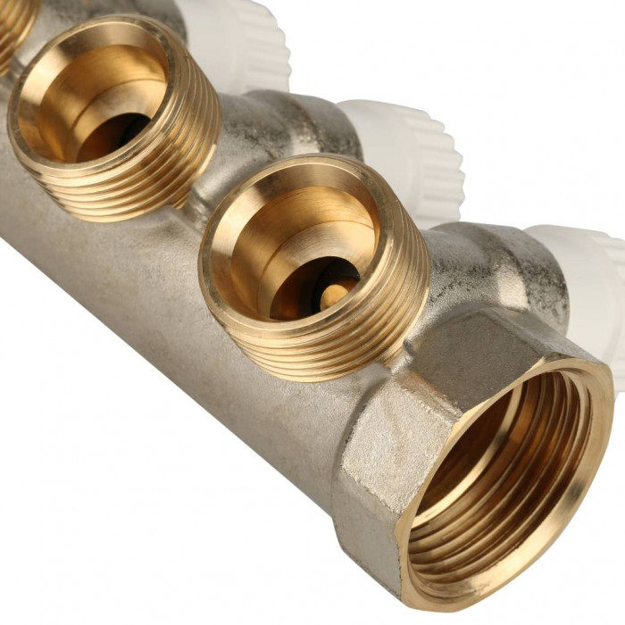 STOUT Коллектор распределительный 1", 4 отвода 3/4"ЕК