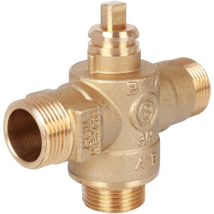 STOUT 3-Ходовой зональный клапан, сервопривод 230V, с кабелем 1м., НР 3/4"