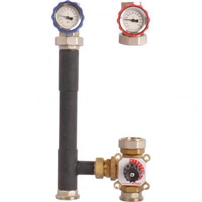 ROMMER RDG-0003 Насосная группа с 3-х ходовым приводным смесителем 1  без насоса