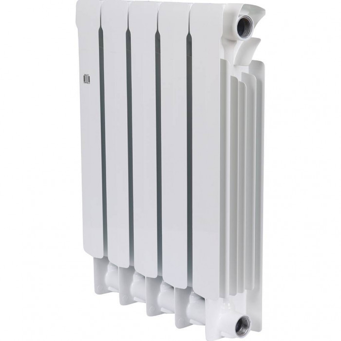 Биметаллический радиатор RIFAR BASE 500, 5 секций, боковое подключение, белый