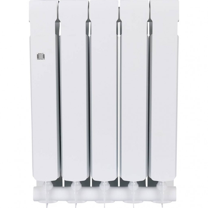 Биметаллический радиатор RIFAR BASE 500, 5 секций, боковое подключение, белый
